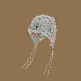 DAIIIBABYYY  -  Crochet Flower Hollow Tassels Knitted Hat Hollow Out Bohemian Style Knit Cap Thin Handmade Ethnic Style Hat Apparel Accessories
