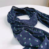 Daiiibabyyy  Spring and Autumn New Floral Scarf Fashion Korean Cotton Retro Scarf Female Thin Breathable Shawl