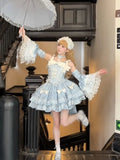 DAIIIBABYYY  -  Japan Sweet Lolita Princess Dress Women Lace Ruffles Party Dresses Girls Harajuku Cute Y2k Mini Dress