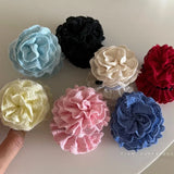 Daiiibabyyy  Korean lace rose flower grab clip female small back head clip headdress new high-quality hair accessories hairpin