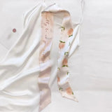 DAIIIBABYYY  -  New Design Women Long Scarf Faux Silk Printing Hair Hand Girls Fashion Handkerchief Shawl Wraps Female Ribbon Scarves Neck Tie