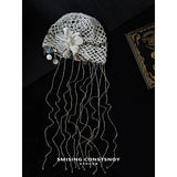 Daiiibabyyy  Unique Design Hand Crochet Hollow Beanie Women Summer Breathable Long Tassel Decor Vibe Knitted Skull Knitted Cap