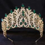 Daiiibabyyy  New Luxury Baroque Crystal Crown Bridal Tiaras and Crowns for Girls Prom Birthday Wedding Jewelry Party Head Accessories