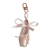 DAIIIBABYYY  -  Elegant Ballet Shoes Keychain Alloy Key Holder Unique Keyring Bag Pendant Fashion Accessory for Women and Girls