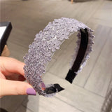 DAIIIBABYYY  -  Fashion Women Lace Hairbands Wide Hair Hoop No-slip Lady Flower Hollow Headbands with Teeth Elegant Female Hair Accessories