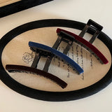 Daiiibabyyy  Large Velvet Hair Claw Clips - Strong Hold Non-Slip, Soft Fabric for Thick/Thin Hair, Daily/Party/Casual Hairstyle Accessories
