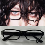 Daiiibabyyy  Y2K Crying Tears Teardrop Glasses Frame Unisex Retro Anime Cosplay Accessory Fashion Eyewear Costume Props for Makeup Party Gift