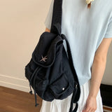 Daiiibabyyy  Students Travel Mochilas Mujer High Capacity Mochila New Canvas Bag Korean INS Backpack Lightweight Bags for Woman