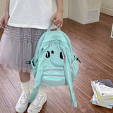 Daiiibabyyy  Cartoon Rabbit Ear Mochila Y2K Personalized Travel Mochilas Student Backpack School Bag Korean Style Cute Bags for Woman