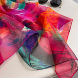 DAIIIBABYYY  -  New Design Brand Scarf Fashion Small Broken Floral Bubble Chiffon Shawl Spring Autumn Wrap Hijabs Lady Pashmina Foulards Bandana
