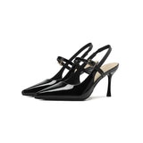 Daiiibabyyy  New Women's Shoes Elegant French High Heeled Sandals for Woman Luxury Banquet Wedding Shoes Designer Shoes Sandalias Mujer
