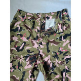 Daiiibabyyy Women's Multi Pockets Camouflage Cargo Pants High Waist Button Fly Zipper Casual Versatile Trend Y2k Trousers Hipster Streetwear
