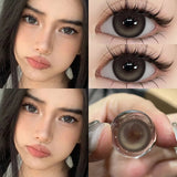 Daiiibabyyy  1 Pair Natural Color Contact Lenses Korean Brown Lenses Beauty Fashion Gray Lense Blue Lenses with High Quality Lens