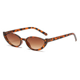 Daiiibabyyy  New Summer Minimalist Cat Eye Sunglasses Fashion Women's Summer Outdoor UV Resistant Sun Glasses Half Frame Kitten Eye Glasses