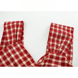 DAIIIBABYYY  -  French Sweet Plaid Cross Twist Camisole Women's Summer Sexy Backless Sleeveless Slimming Age-reducing Sling Tops Female Clothing