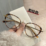 Daiiibabyyy  New Fashion Women's Glasses Frame Cat Eye Shape Anti Blue Light Glasses Women TR90 Material Computer Glasses