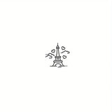 Daiiibabyyy  Cute Small Tattoo Sticker Waterproof Temporary Tattoo Lasts Up To 15 Days