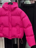 DAIIIBABYYY  -  New Winter Warm Coat Female Hooded Women Jacket Short Casual Korean Parka Thickened Loose Warm Down Jacket Puffer Coats