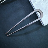 Daiiibabyyy  Metal Pearl Hairpins Metal U-Shaped Hair Clip Pins Vintage Long Thick French Pins Hair Sticks For Women Gifts