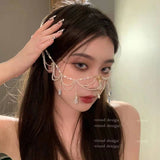 DAIIIBABYYY  -   Performance Women Masquerade Mask Fashion Nightclub Dance Party Decorations Festival Accessories Princess Romantic Girls Jewelry