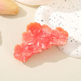 Daiiibabyyy  Flower Korean Hair Claw Women Simple Acetic Acid Hair Crab Hairpin Fashion Hair Accessories Festival Gift Shark Clip Headwear