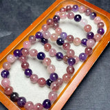 DAIIIBABYYY  -  10MM Natural Strawberry Quartz Bracelet Handmade Fortune Energy Mineral Woman Amulet Jewelry Gift 1PCS