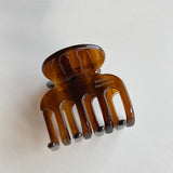 DAIIIBABYYY  -  Retro Hollowed Out Acetate Grab Clip Elegant Korean Crab Ponytail Braid Grab Clip Accessories for Girls Headwear Gift