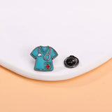 Daiiibabyyy  Cartoon Cute Brooches for Nurses Doctors Metal Cute Heart Funny Decorative Pin Hospital Theme Brooches Fashion Jewelry