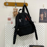 Daiiibabyyy  Cartoon Rabbit Ear Mochila Y2K Personalized Travel Mochilas Student Backpack School Bag Korean Style Cute Bags for Woman