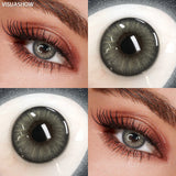Daiiibabyyy  1Pair PATTAYA Fashion Makeup Beauty Contacts Lenses Soft Half Year Green Contacts Eyes New York Myopia Color Lenses