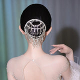Daiiibabyyy  Fashion New Temperament High Sense Headgear Rhinestone Hair Wear  Crown Bridal Hair Accessories