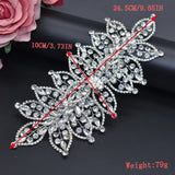 Daiiibabyyy  Bride Headdress Rhinestone Wedding Hair Jewelry Bridal Hair Piece Champagne Crystal Headband Hair Accessories for Women