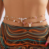 DAIIIBABYYY  -  Bohemia Hand-woven Beaded Waist Beads Women's Fashion Irregular Stone Belly Chain Sexy Body Chain Jewelry Gift