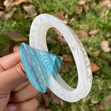 Daiiibabyyy  Big/Small Size Diamond-encrusted Gripper Summer Style Design Geometry Hollow Out Acrylic Acetate Women's Hair Accessories