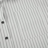 DAIIIBABYYY  -  Autumn Loose Striped Print Blouse Women Casual Turn-down Neck Button Up Full Sleeve T-shirt y2k Aesthetic Ladies Clothing