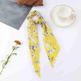 Daiiibabyyy  Fashion Dots Scrunchies Long Hair Rope Korean Hair Ties for Women Ponytail Scarf Sweet Elastic Hair Band Hair Accessories