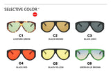 Daiiibabyyy  Retro Luxury Oversized Oval Sunglasses Women New Fashion Vintage Large Frame Sun Glasses Men Black Shadow Female
