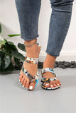 DAIIIBABYYY  -  Women's Sandals Graffiti style Sandals Casual comfortable Lightweight Slide Shoes Flip flops Big size 43