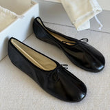Daiiibabyyy  New Retro Women's Shoes Exquisite Soft Leather Casual Shoes for Woman Fashion Ballet Flats Shoe Designer Shoes Zapatos De Mujer