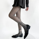 Daiiibabyyy  Sexy Slim Y2k Body Stockings Pantyhose Women Lingerie Women Tights Hollow Out Sexy Lace Mesh Fishnet Stockings Pantyhoses Tights