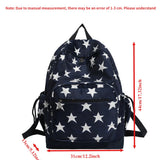 Daiiibabyyy  High-capacity Vintage Grunge Men Backpacks All Match Simple Fashion Star Letter Schoolbags Y2k Aesthetic Trendy Backpack Women