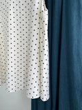 DAIIIBABYYY  -  Summer New Fashionable Sleeveless Polka Dot Shirt Vest, Loose and Slimming Versatile Linen Top