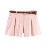 Daiiibabyyy  Women's Summer Shorts New Fashion Polka Dot Elegant Women's High Waist Shorts Summer Chic Youth Travel Joker Holiday Shorts