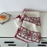 Daiiibabyyy  Jacquard Knitted Scarves For Women&Men Scarf Shawl Winter Warm Wraps Scarf Female Neck Scarf Shawls Unisex Coldproof ScarvesJ