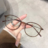DAIIIBABYYY  -  Retro Anti Blue Light Glasses Women Men Round Frame Computer Reading Eyewear Vintage Oversized Optical Spectacle Eyeglass Oculos