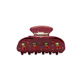 Daiiibabyyy  Cute Tiara Pink Cherry Hair Clip No-slip Acetate Fruits Hair Barrette Trendy Claw Clips for Women Girls Fashion Hair Accessories