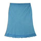 DAIIIBABYYY  -  Women's Solid Color Small Fishtail Tulle Skirts Summer Retro Bow Lace A-line Waist Slimming Mini Mermaid Skirt Female Clothing