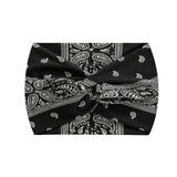 DAIIIBABYYY  -  Widening 18CM stretch printed sports sweatband headband headscarf hairband hair tie hair accessories