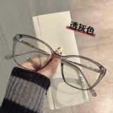 Daiiibabyyy  Material Man Glasses Frames Cat Eye Shape Anti Blue Light Woman Glasses Hot Selling Eyeglass Frames for Women