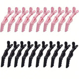 Daiiibabyyy  5/10/12/20 Piece Set of Multifunctional Hair Styling Sectioning Clips, Positioning and Partitioning Alligator Clips Suitable for Professional Hairdressers, Women's Hair Clips, Plastic Non-Slip Hair Clips, Profess